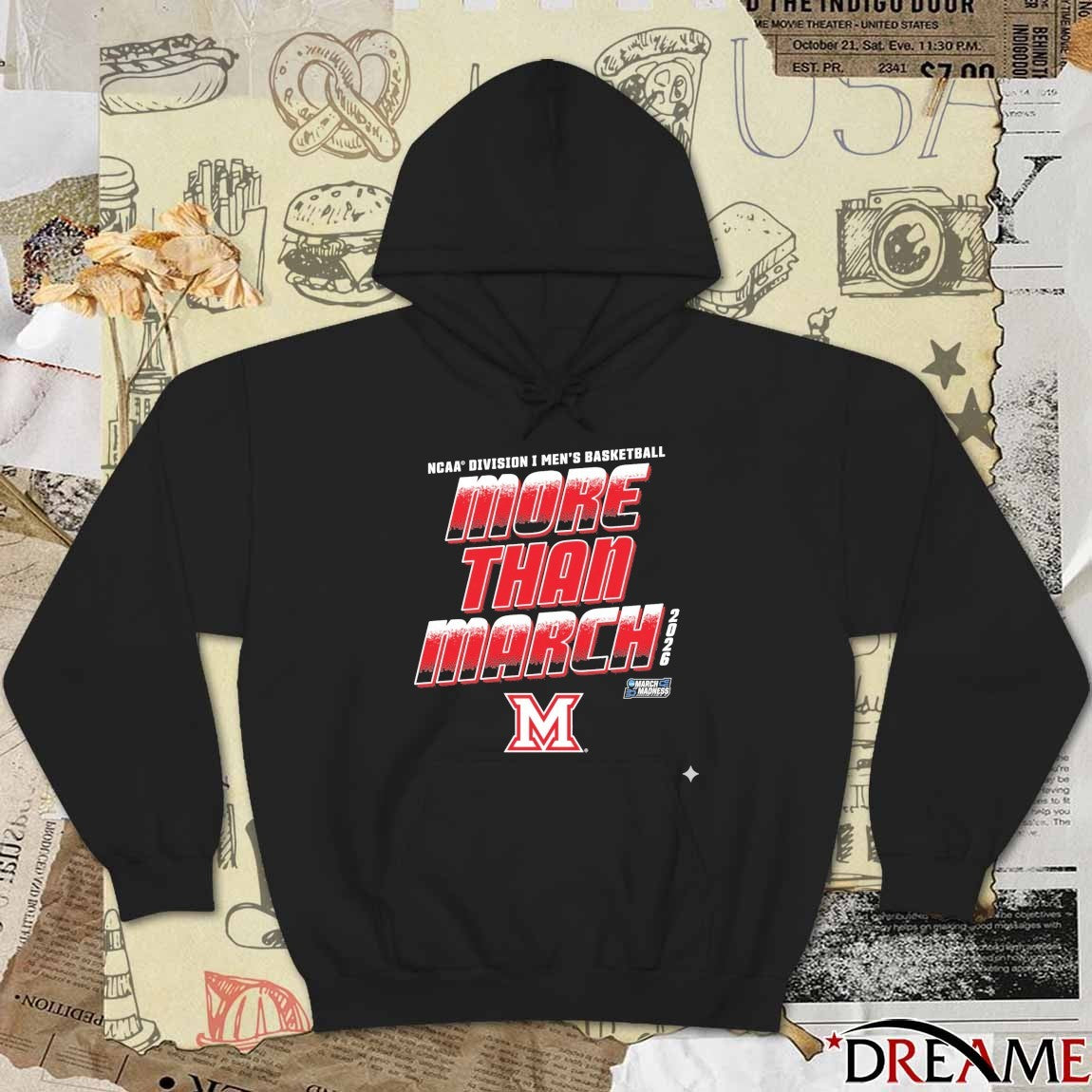 Miami RedHawks 2026 NCAA Division I Men’s Basketball More Than March t-shirt