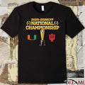 Miami Vs Indiana 2025-2026 CFP National Championship Trophy Logos t-shirt