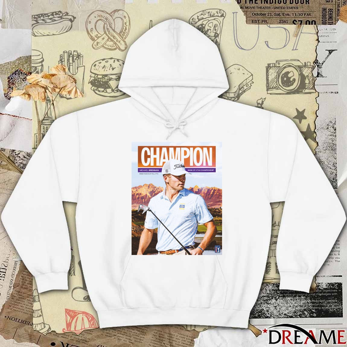 Michael Brennan PGA Tour Champion Bank Of Utah Championship 2025 Poster t-shirt
