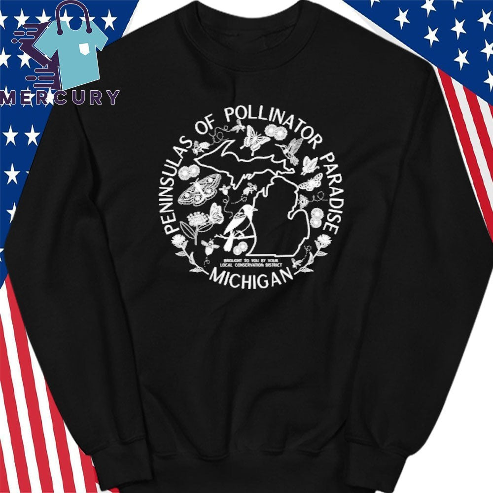Michigan Peninsula of Pollinator Paradise 2026 Shirt