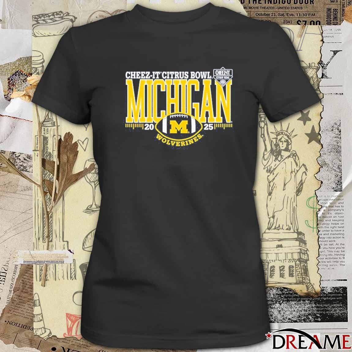 Michigan Wolverines 2025 Cheez-It Citrus Bowl t-shirt