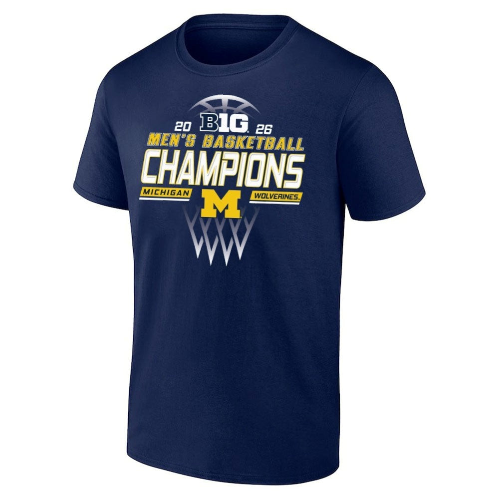Michigan Wolverines 2026 Big Ten Men’s Basketball Regular Season Champions Shirt