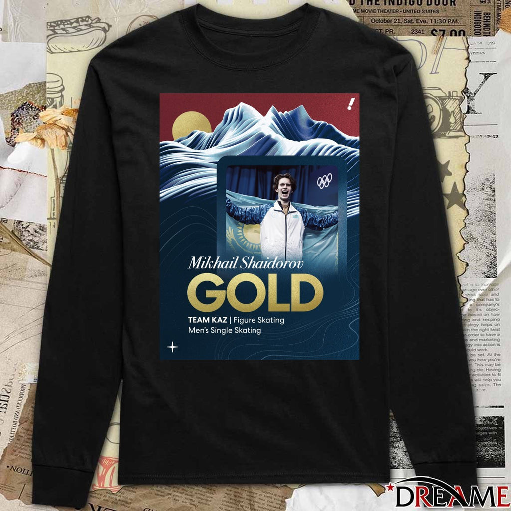 Mikhail Shaidorov Gold Team Kaz Figure Skating Men’s Single Skating t-shirt