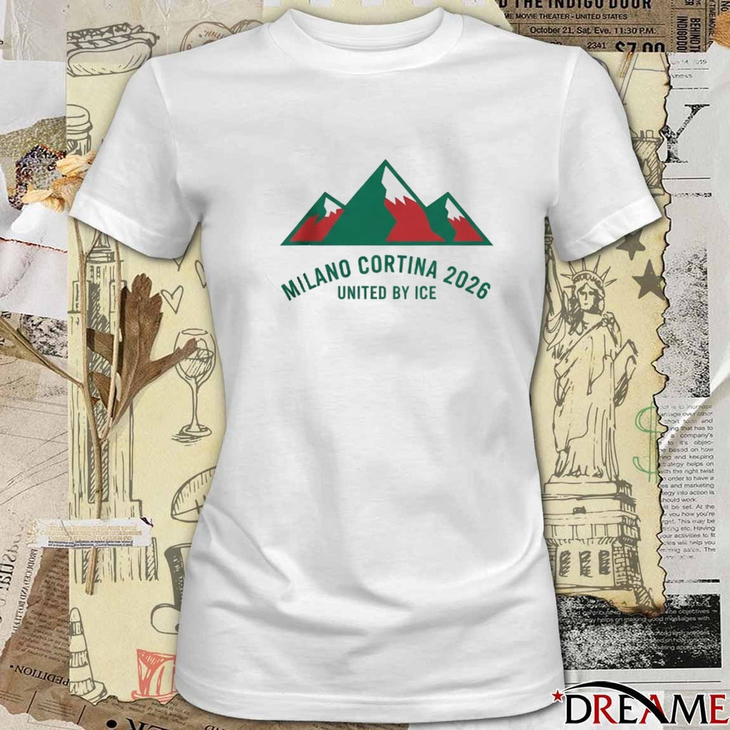 Milano Cortina 2026 United by Ice Winter Olympics t-shirt