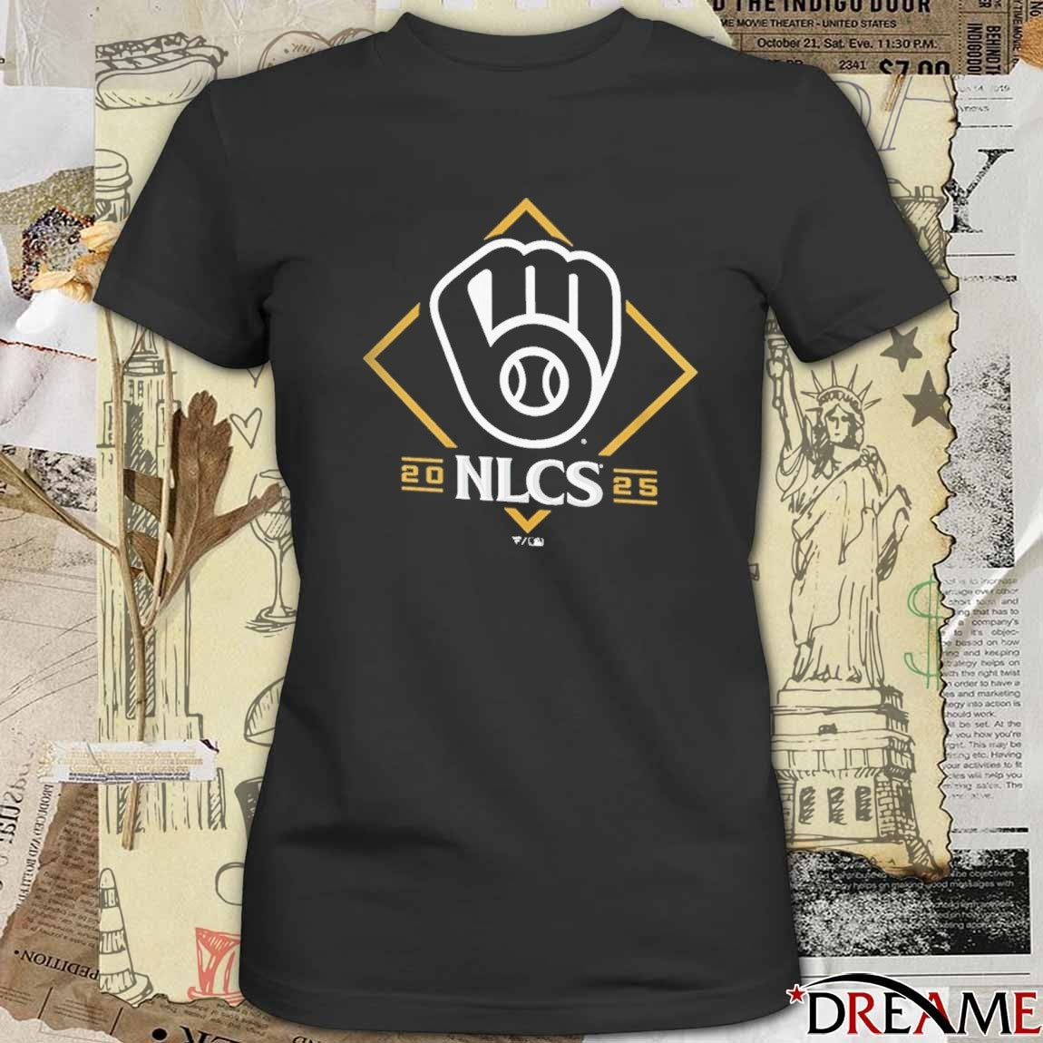 Milwaukee Brewers MLB 2025 NLCS Division Series Clinch Fanart t-shirt