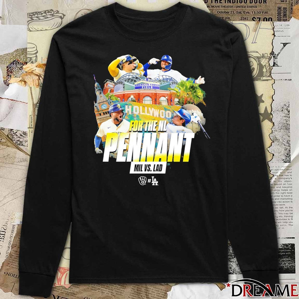 Milwaukee Brewers Vs Los Angeles Dodgers For The NL Pennant American Family Field t-shirt
