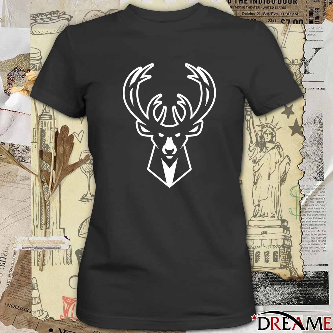 Milwaukee Bucks Basketball New Profile Pic Logo 2025 t-shirt