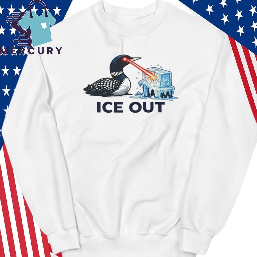 Minnesota Laser Loon ICE OUT Protest Shirt