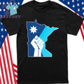 Minnesota Rebel New State Flag Minnesota Rebel Alliance Hands Shirt