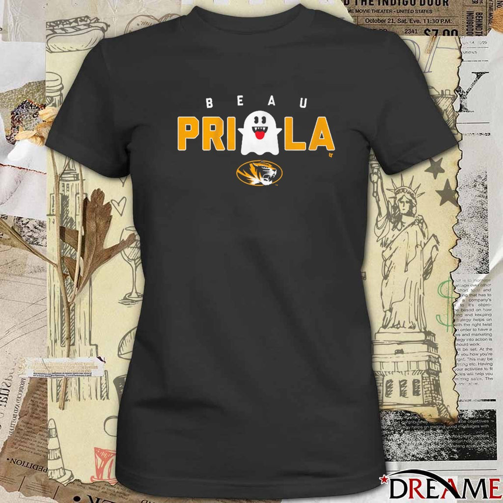 Missouri Tigers Football NCAA 2025 Beau Pribula Boo t-shirt