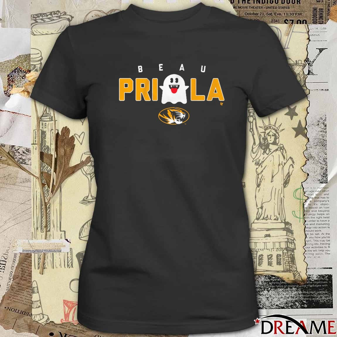 Missouri Tigers Football NCAA 2025 Beau Pribula Boo t-shirt