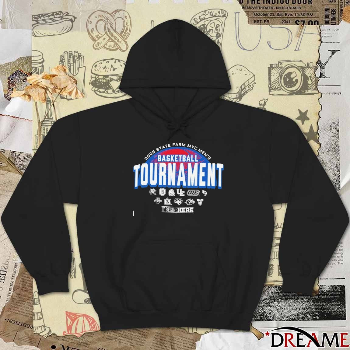 Missouri Valley Conference 2026 State Farm MVC Men’s Basketball Championship It Begins Here t-shirt