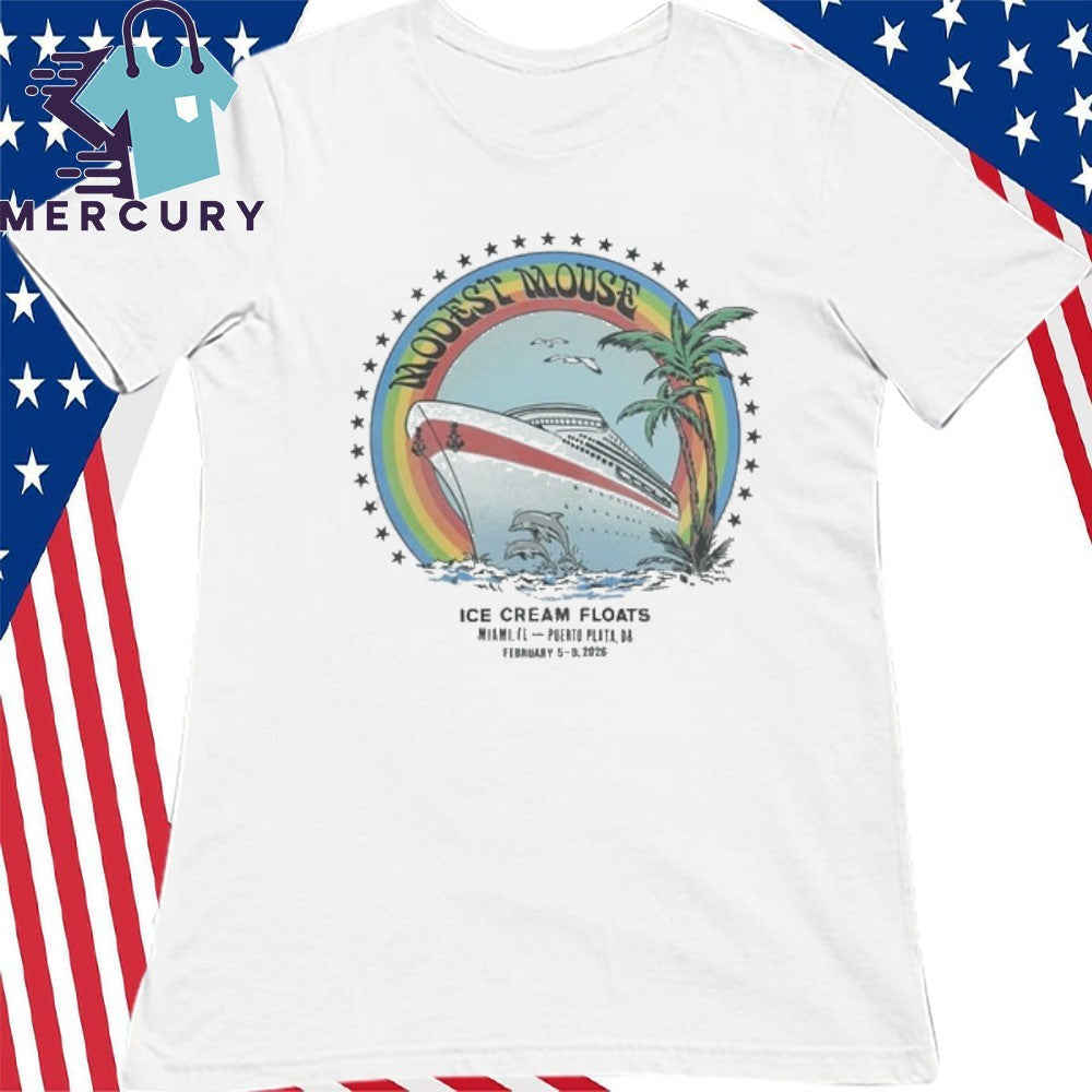 Modest Mouse Ice Cream Floats Norwegian Pearl Shirt
