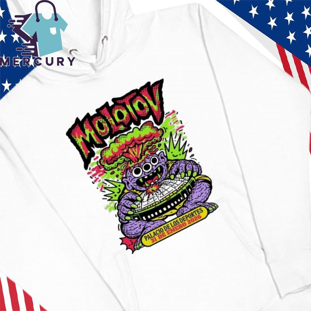 Molotov Palacio De los Deportes in Mexico Jan 31 2026 Shirt