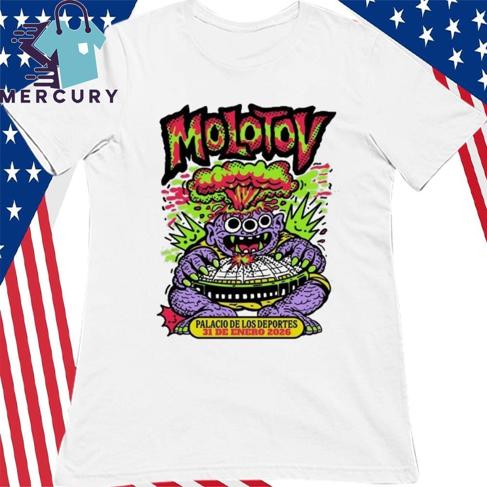 Molotov Palacio De los Deportes in Mexico Jan 31 2026 Shirt