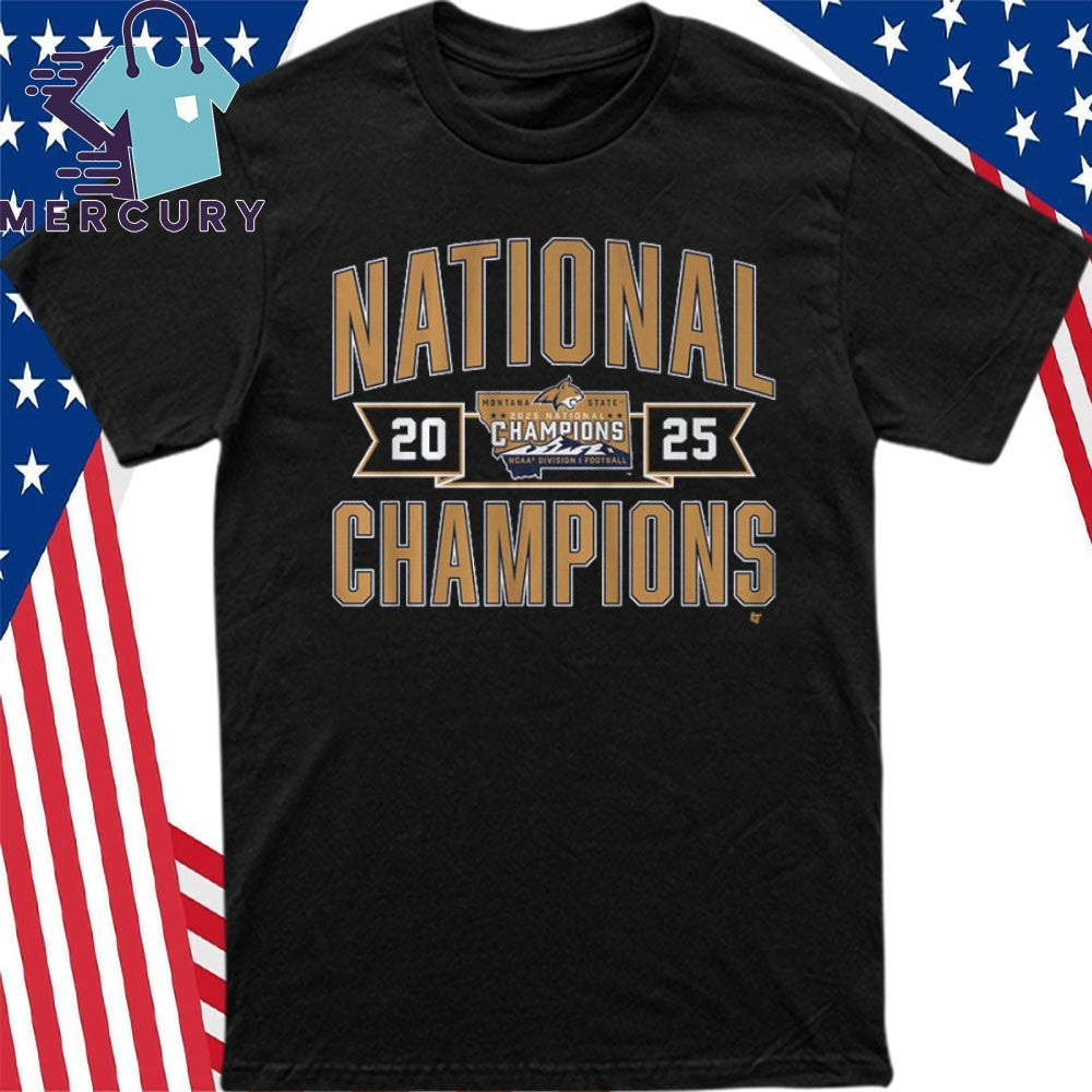 Montana State Football 2025 FCS Champions Shirt