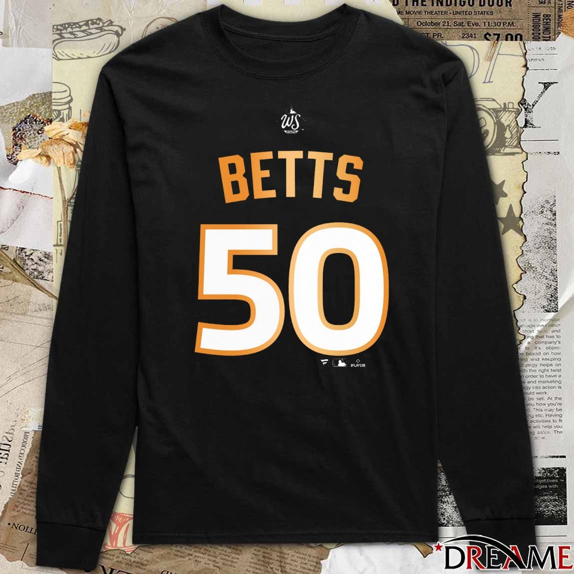 Mookie Betts Los Angeles Dodgers 2025 MLB World Series Champions Number 50 t-shirt