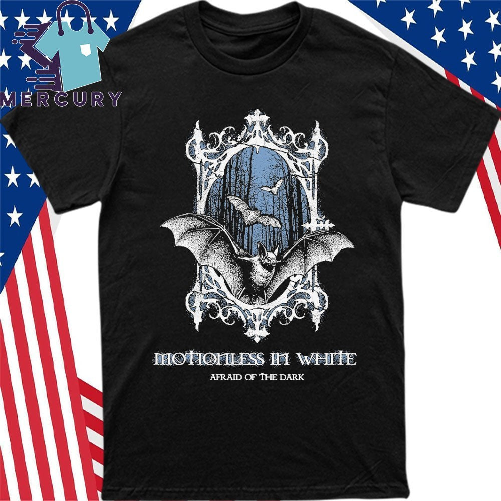 Motionless In White Afraid Of The Dark Bat Shirt
