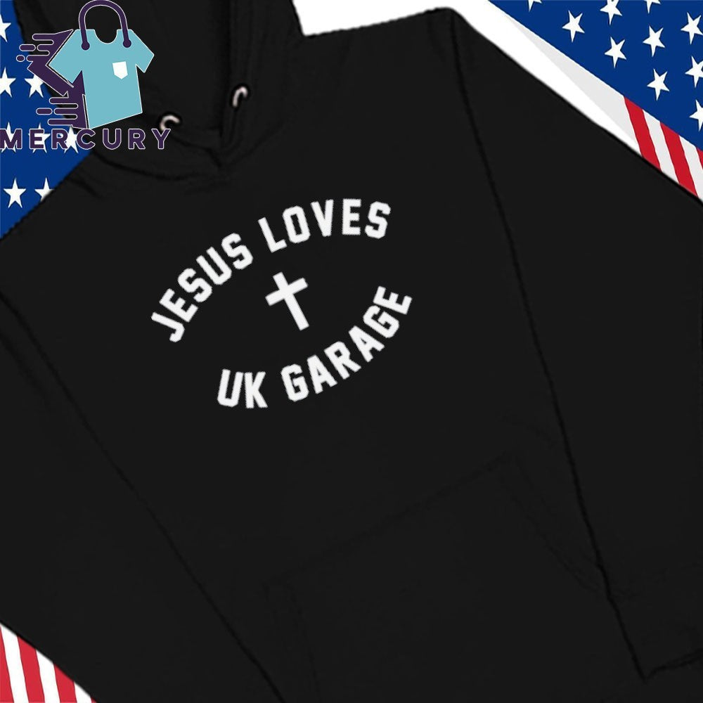 Mr Winter photographed Jesus Loves UK Garage Shirt