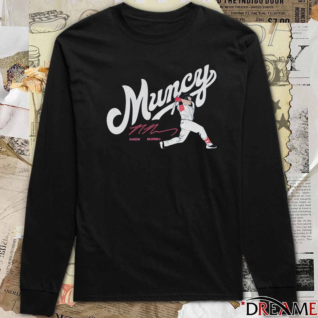 Muncy LA Max Muncy Los Angeles Dodgers MLB Slash Line Signature Fanart t-shirt