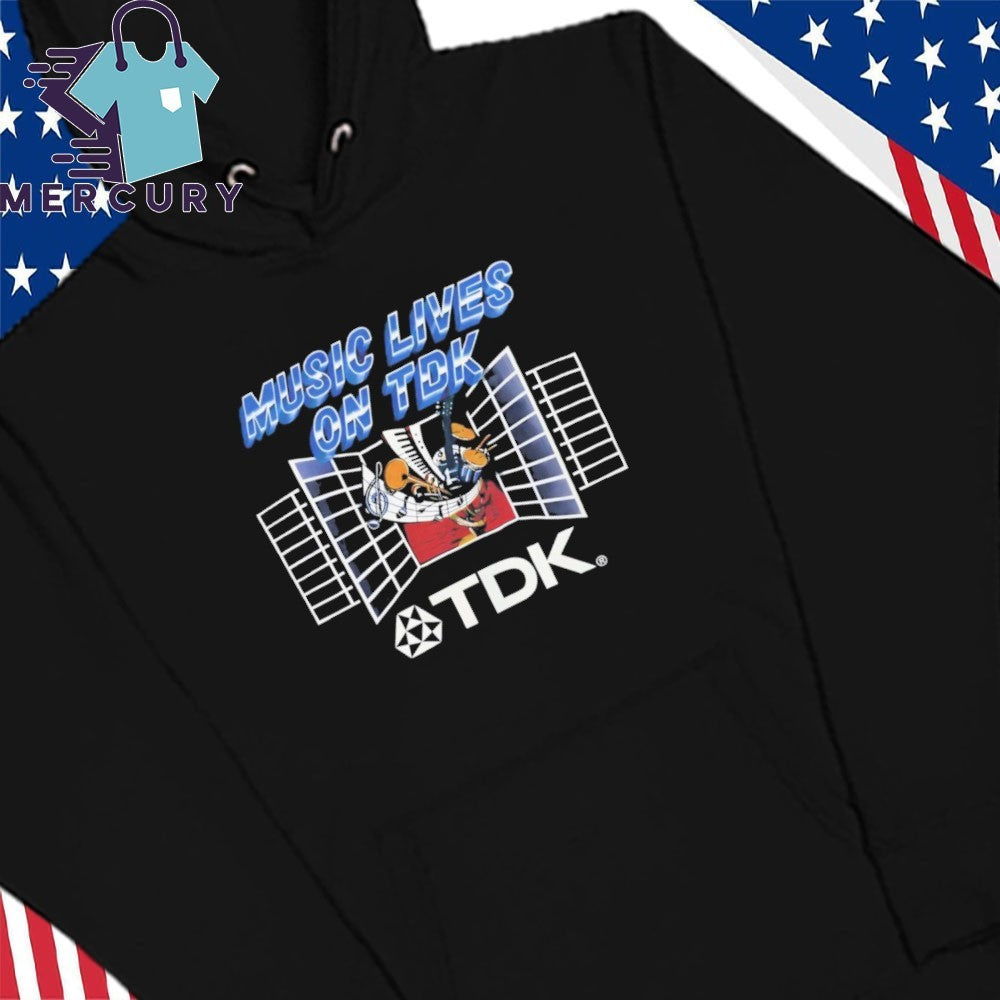 Music Lives On Tdk Shirt