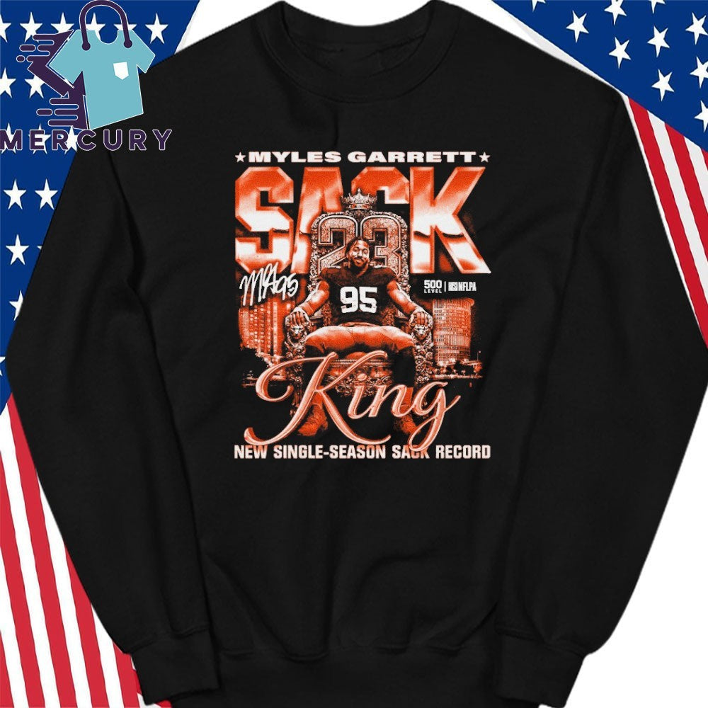 Myles Garrett Cleveland Sack King Shirt