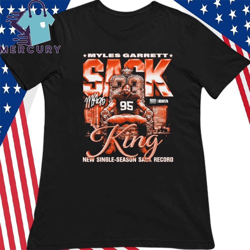 Myles Garrett Cleveland Sack King Shirt