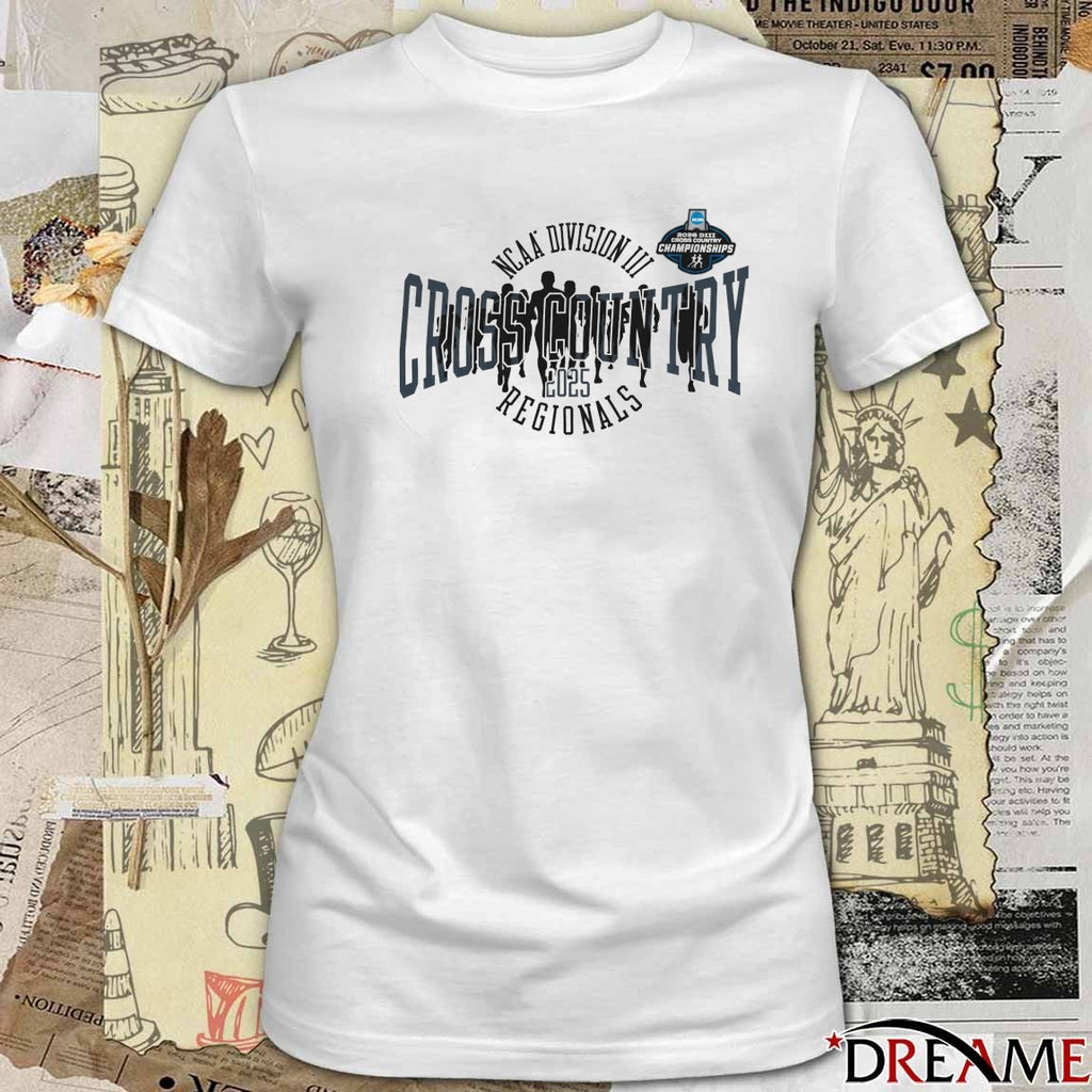 NCAA Division I Cross Country Championships 2025 Champions Regionals Logo t-shirt