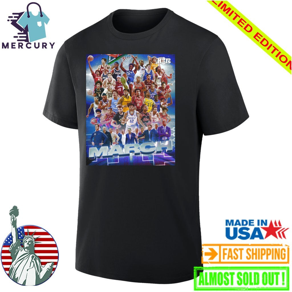 NCAA March Madness 2026 Men’s Basketball March Is Here Here Baby Shirt