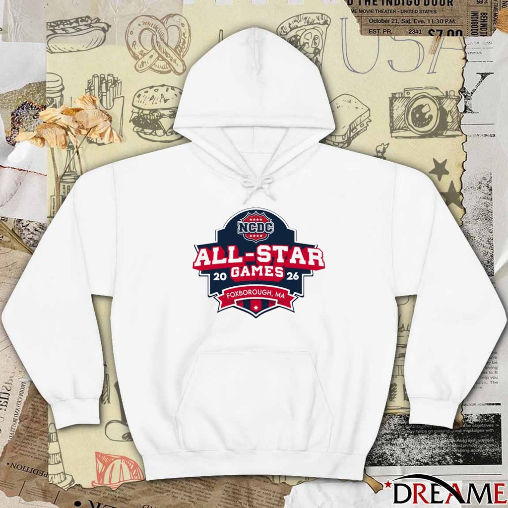 NCDC All-Star Game 2026 Foxborough MA Logo t-shirt