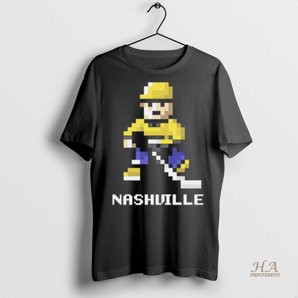 Official Nashville Predators Hockey 8 Bit Retro Baller Shirt