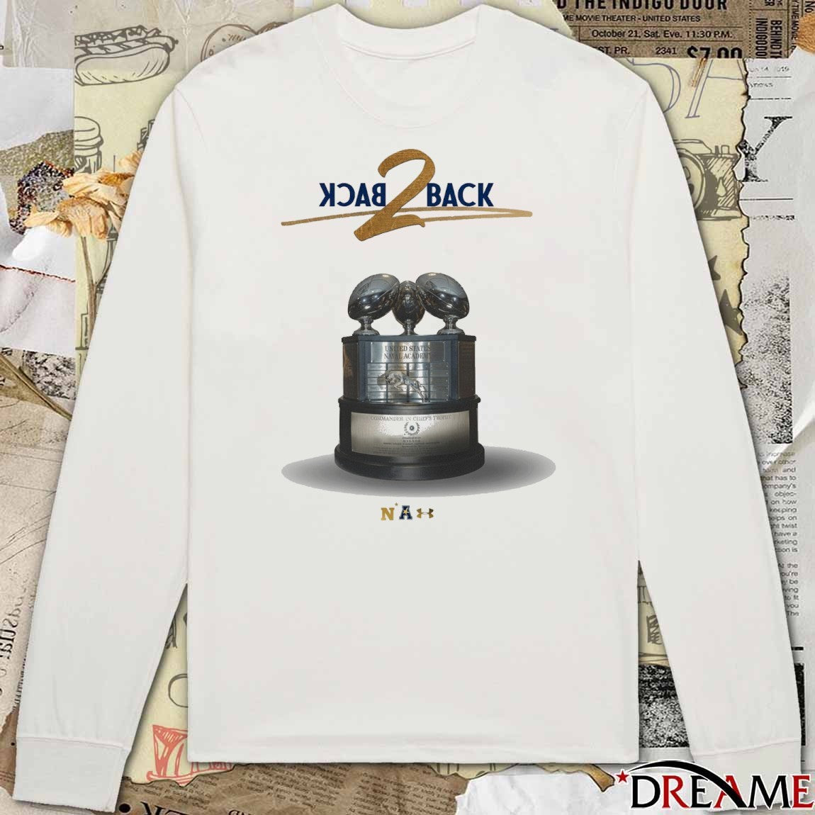 Navy Midshipmen Vs Army Black Knights Back 2 Back Commander-in-Chief’s Trophy t-shirt