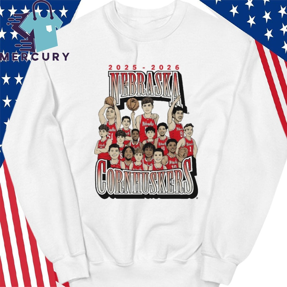 Nebraska Cornhuskers Men’s Basketball 2025-2026 Shirt