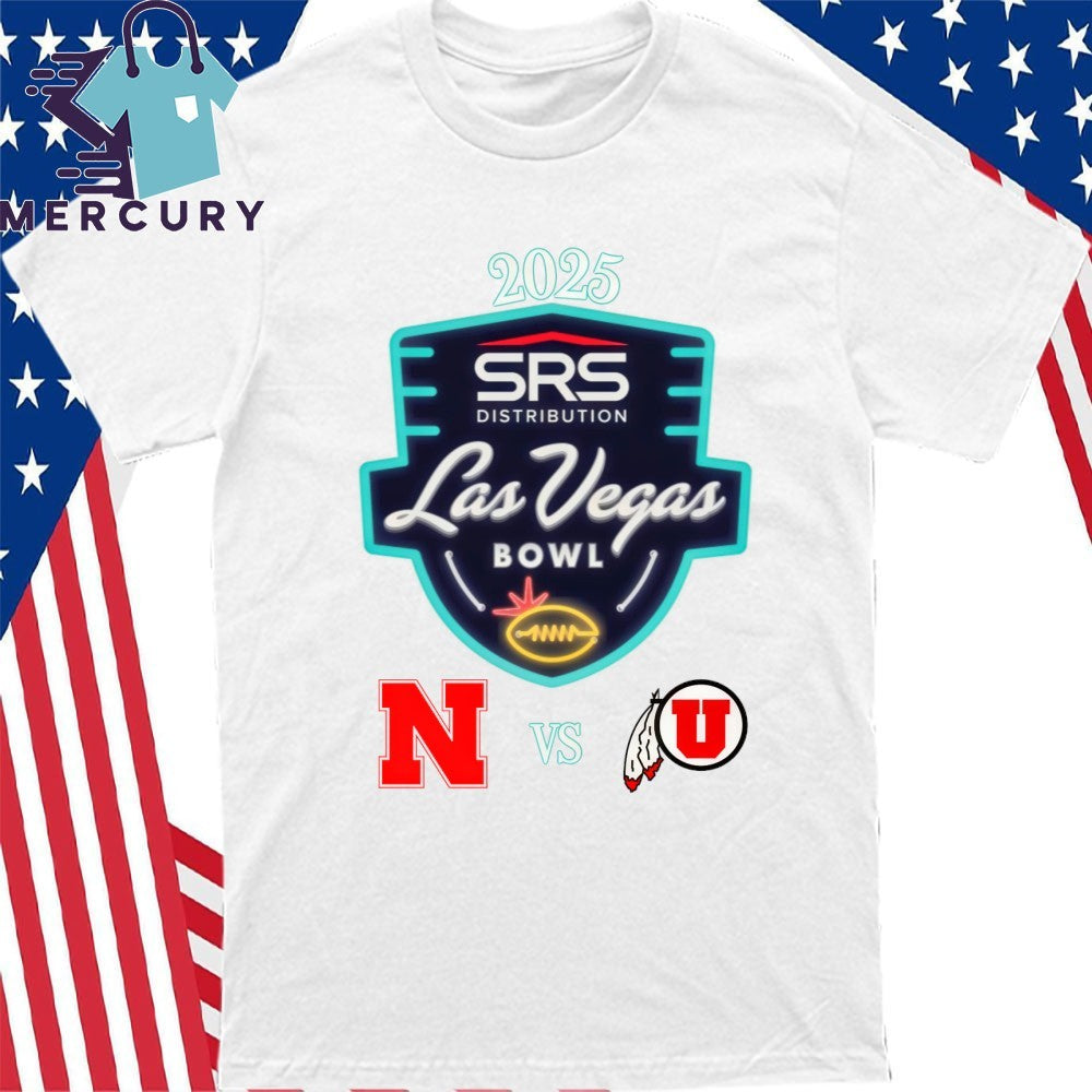 Nebraska Cornhuskers Vs Utah Utes 2025 Las Vegas Bowl Shirt
