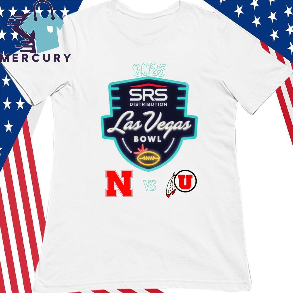 Nebraska Cornhuskers Vs Utah Utes 2025 Las Vegas Bowl Shirt