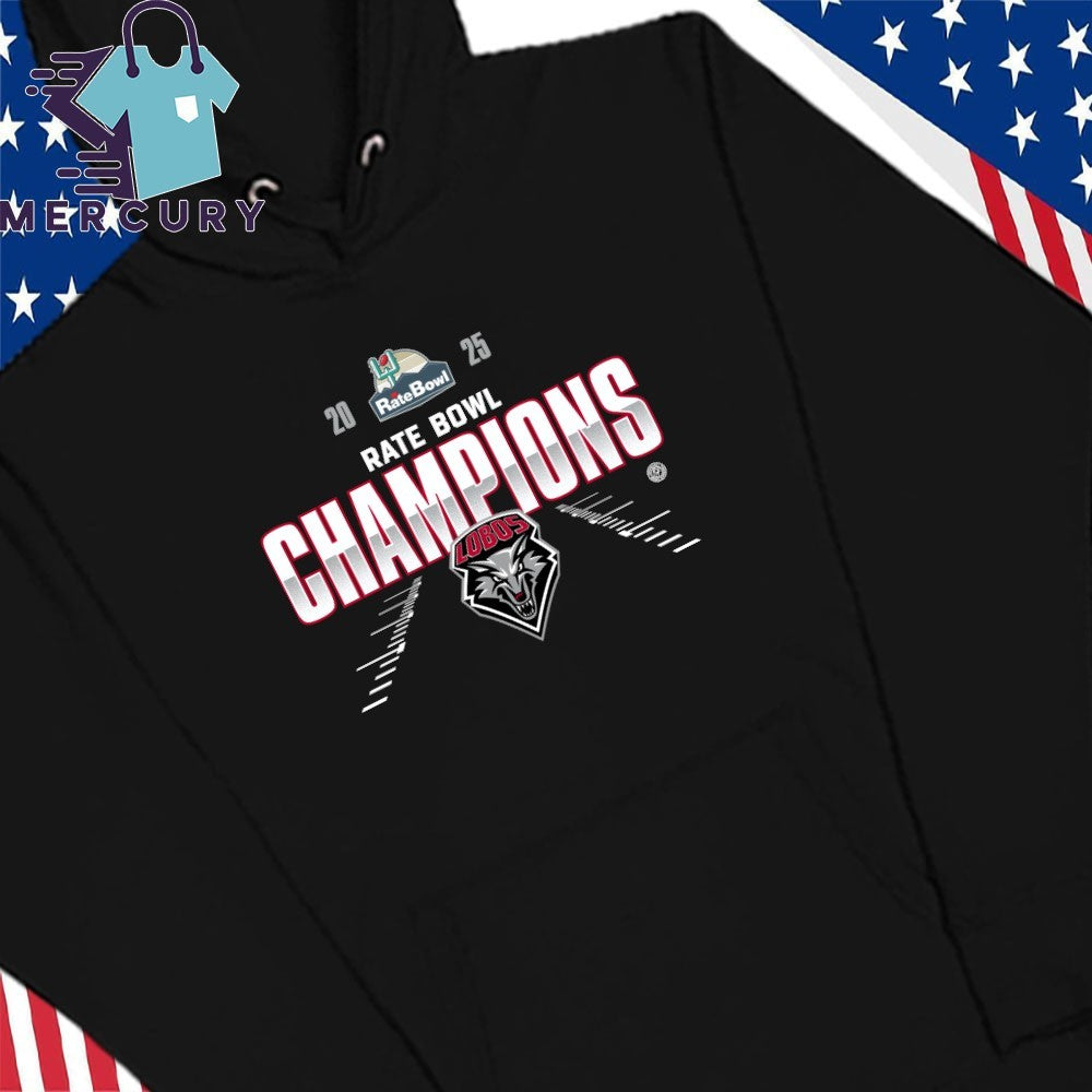 New Mexico Lobos 2025 Rate Bowl Champions Shirt