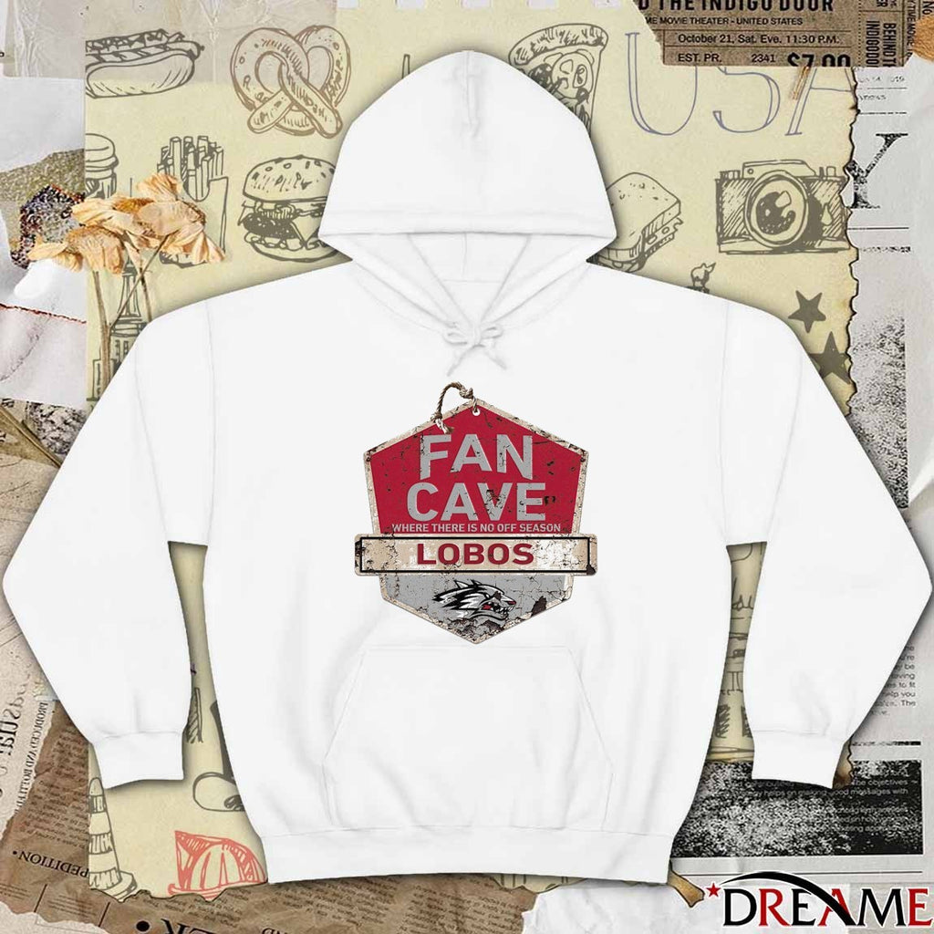 New Mexico Lobos Fan Cave Where There Is No Off Season t-shirt