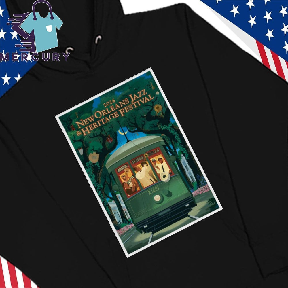 New Orleans Jazz And Heritage Festival Apr 23-May 3 2026 Fair Grounds Race Course New Orleans LA Poster Shirt