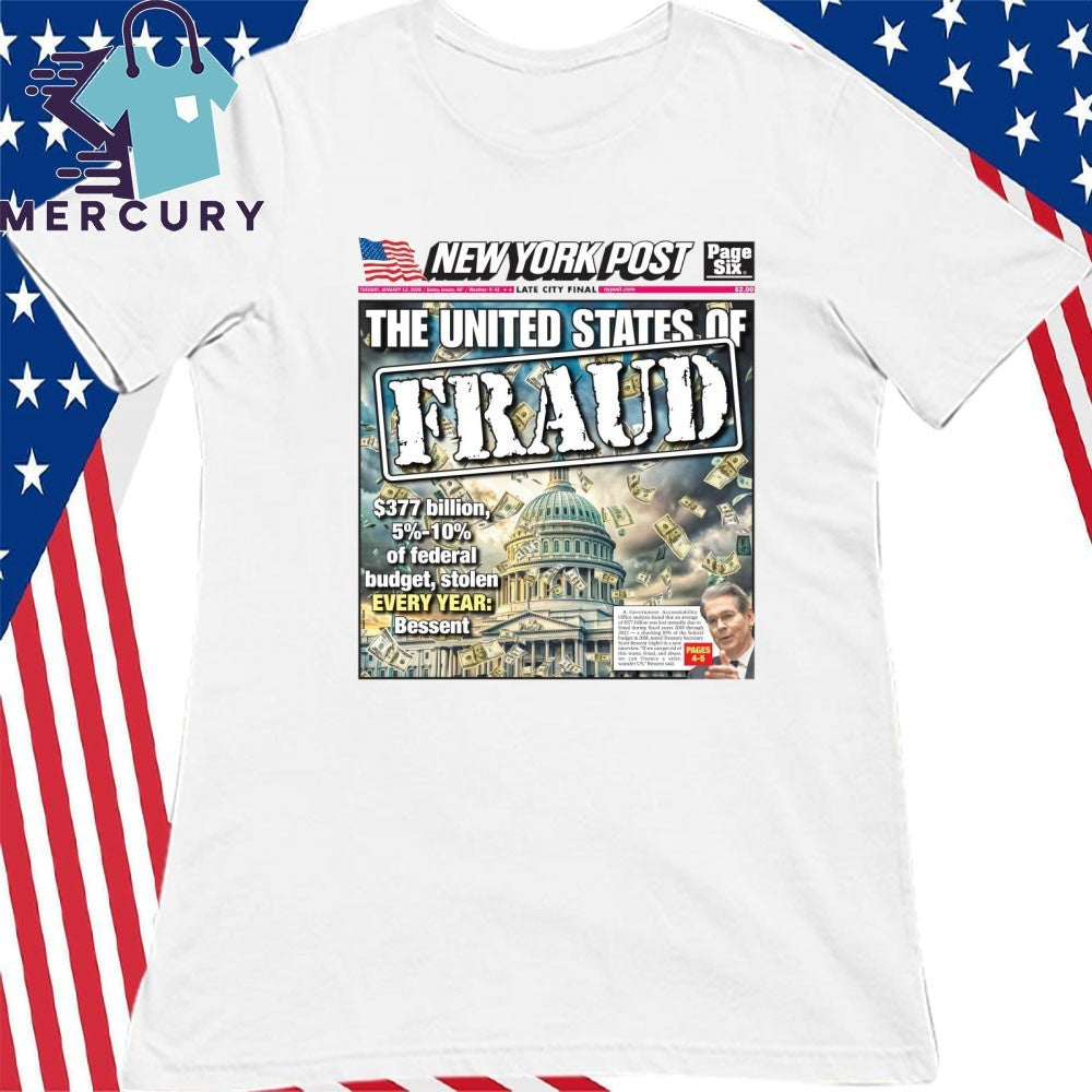 New York Post The United States Of Fraud Shirt
