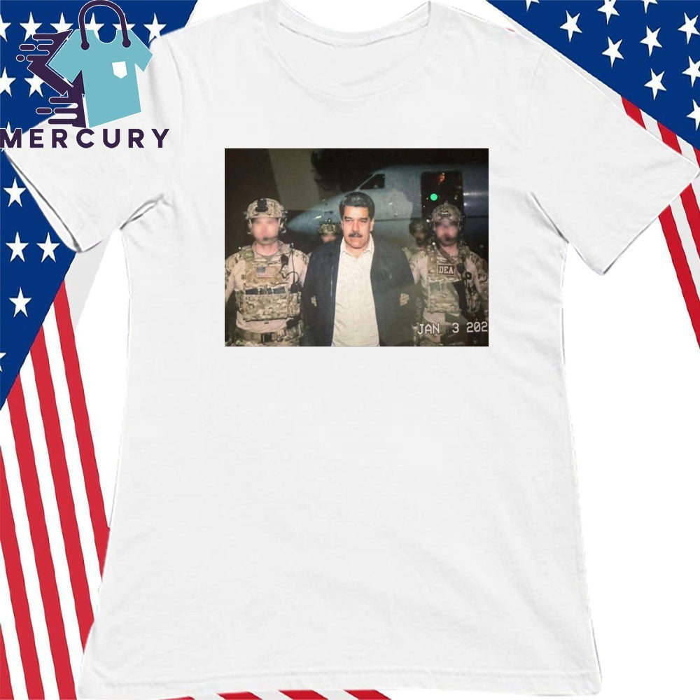 Nicolas Maduro Arrested Jan 3 2026 Shirt