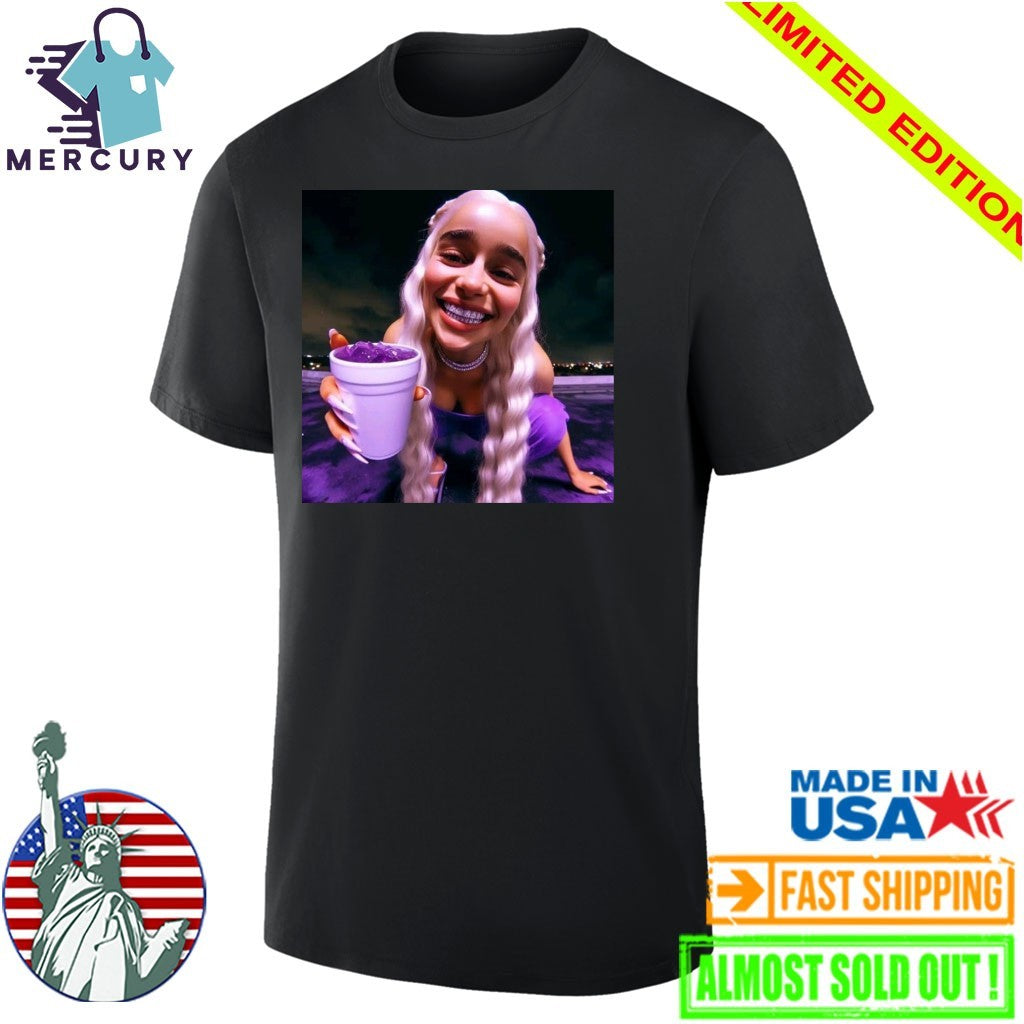 Nicolas Vans Emilia Clarke Daenerys Targaryen Shirt
