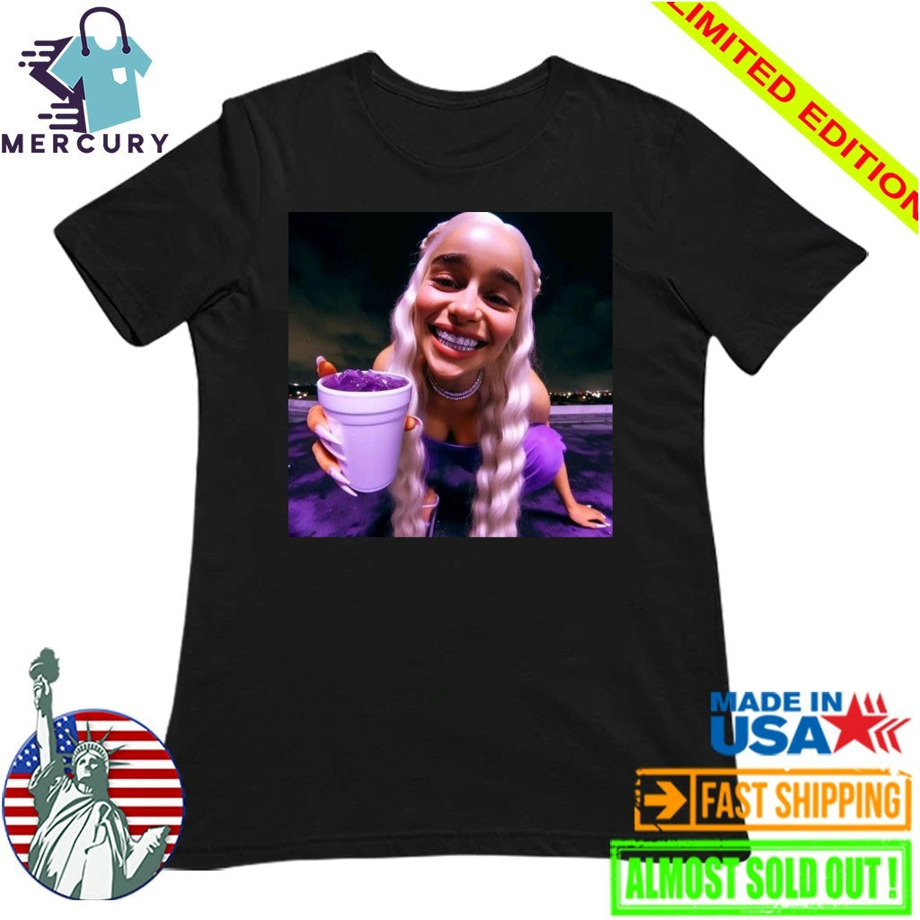 Nicolas Vans Emilia Clarke Daenerys Targaryen Shirt