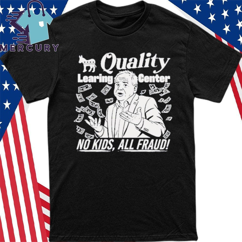 No Kids All Fraud Tim Walz Shirt