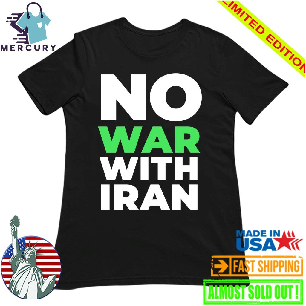 No War With Iran Rashida Tlaib Shirt