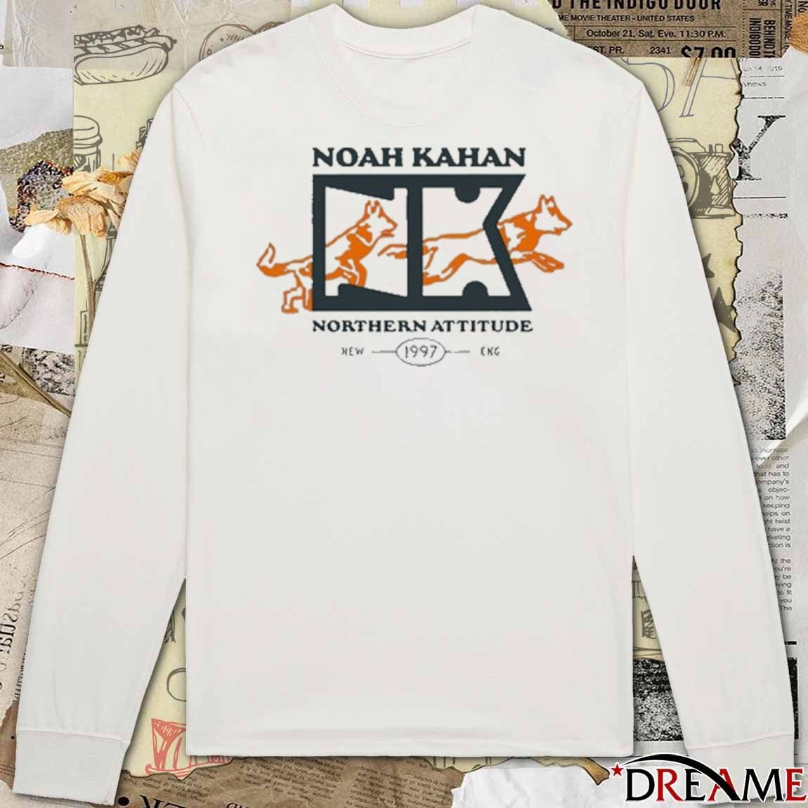 Noah Kahan Northern Attitude Dog Trail 1997 t-shirt