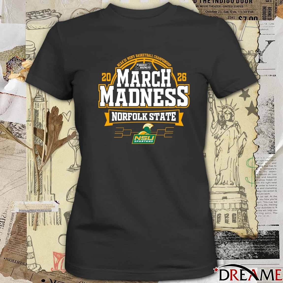 Norfolk State Spartans 2026 NCAA DI Men’s Basketball Championship March Madness Bound t-shirt