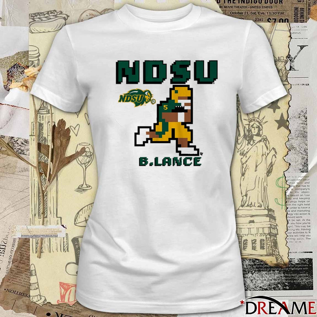 North Dakota State Bison Football NCAA Bryce Lance Retro Baller t-shirt