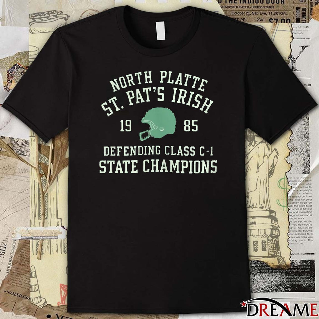 North Platte St Pat’s Irish Defending Class C-1 State Champions 1985 t-shirt
