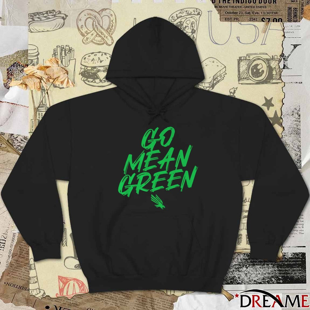 North Texas Mean Green Football Slogan Go Mean Green NCAA t-shirt