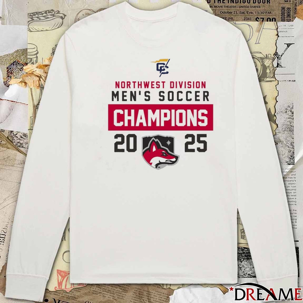 Northwest Diviion Men’s Soccer Champions 2025 North Greenville Trailblazers t-shirt